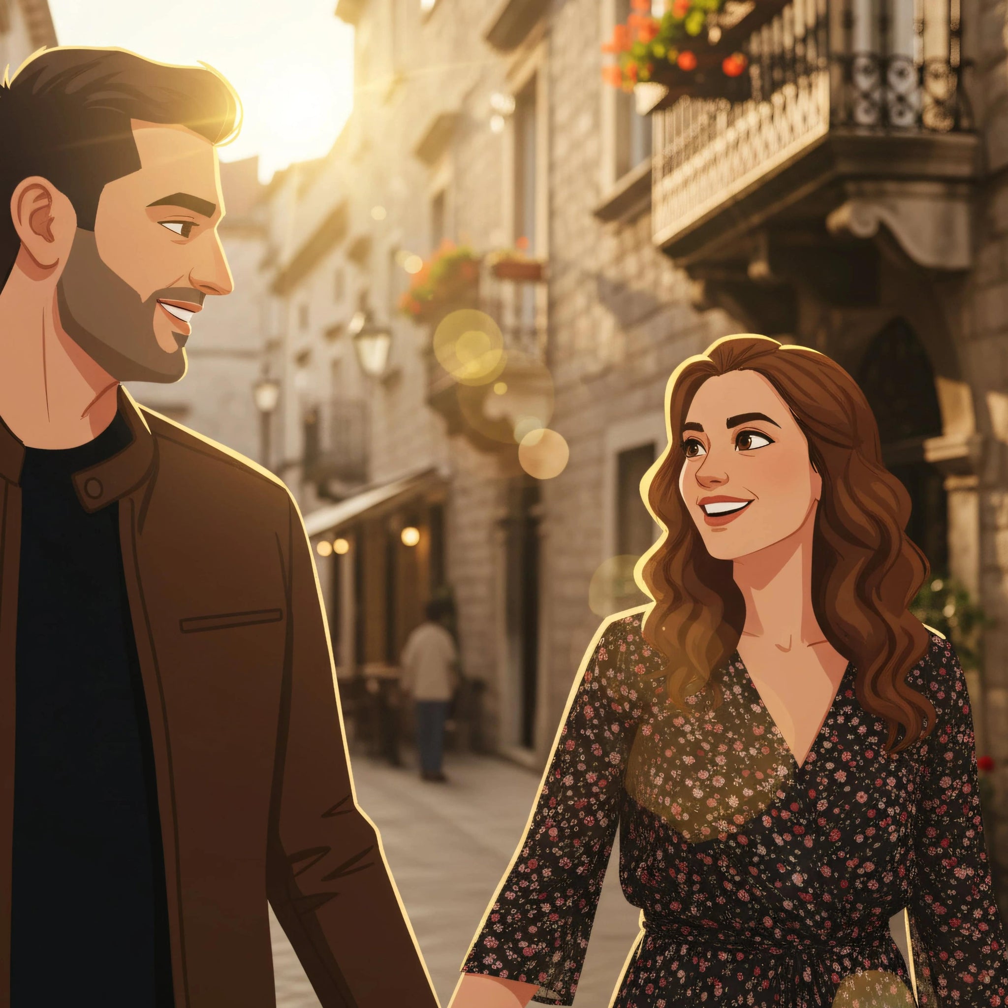 Turn Your Photo Into Art – Custom AI Canvas Print - Personalized AI Art Example